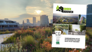 Groen Bouwen magazine: een samenwerking tussen de bouwsector en de groensector, een must in de toekomst.