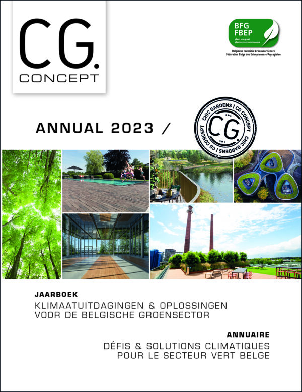 CG CONCEPT ANNUAL 2023 JAARBOEK KLIMAATUITDAGINGEN KLIMAATOPLOSSINGEN BELGISCHE GROENSECTOR