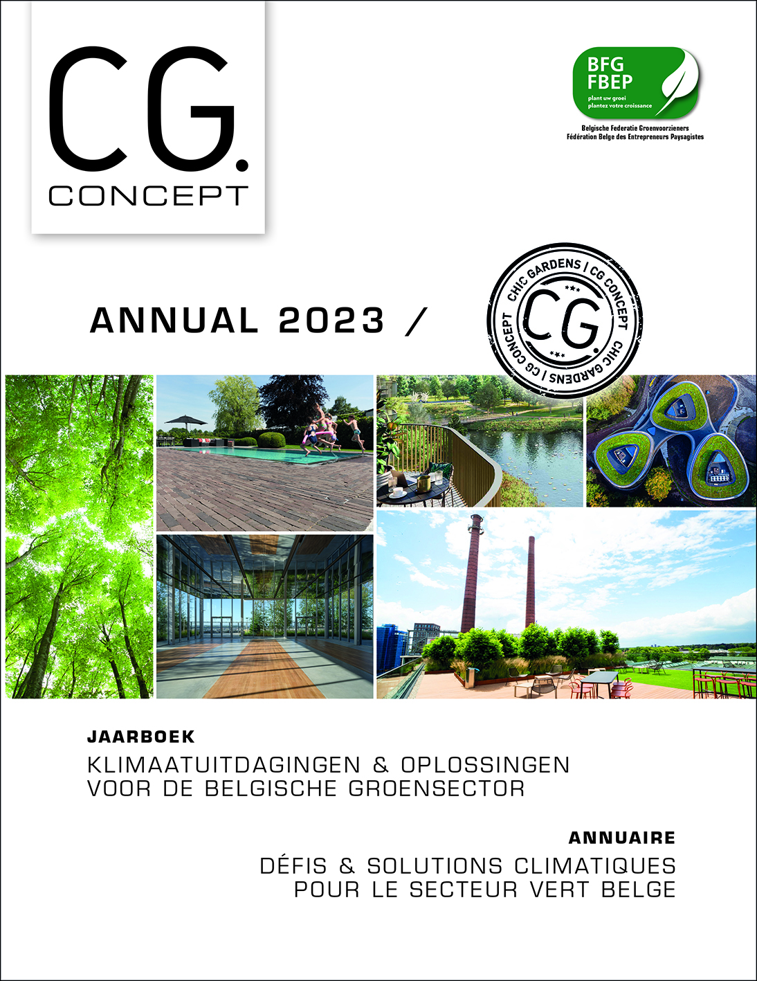 CG CONCEPT ANNUAL 2023 JAARBOEK KLIMAATUITDAGINGEN KLIMAATOPLOSSINGEN BELGISCHE GROENSECTOR