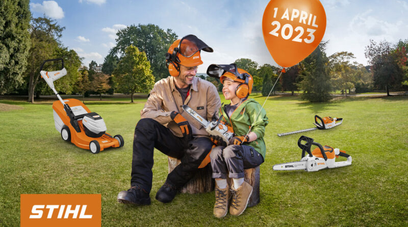 Stihl testdag op 1 april 2023: test zelf je tuinmachines zonder aankoopverplichting.