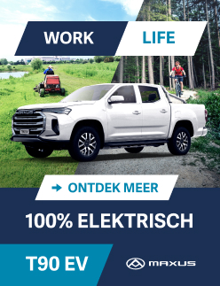 Maxus T90 EV combineert werk en plezier