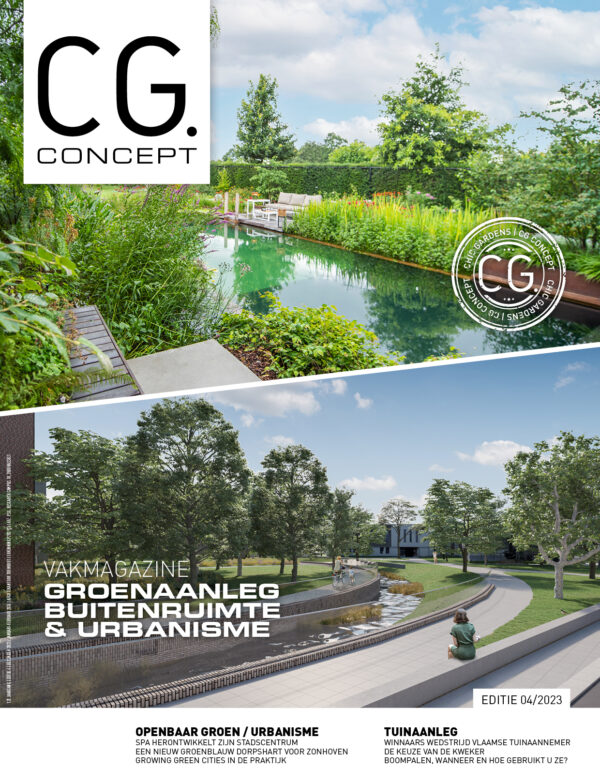 CG Concept editie 4 2023 is er! Het vakmagazine over groenaanleg, buitenruimte en urbanisme.