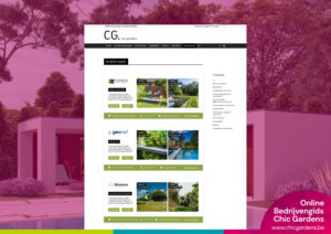 Promoot jouw tuinbedrijf bij de eindklant dankzij de nieuwe bedrijvengids op Chicgardens.be.