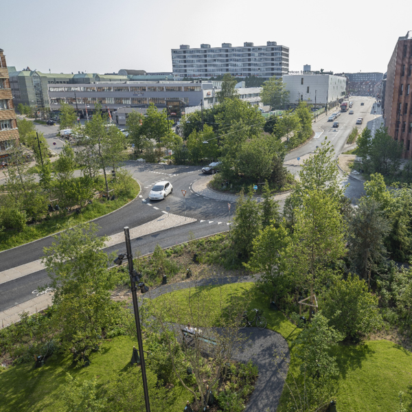 Voorbeeldproject stedelijke vergroening (SLA, bron: sla. dk)