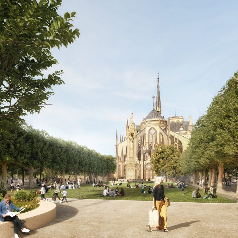 Belgische landschapsarchitect Bas Smets, die nieuwe omgeving Notre-Dame inricht, wint belangrijkste Vlaamse cultuurprijs