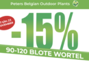 Ben je op zoek naar kwaliteitsvolle haagplanten voor je tuinprojecten? Dan is dit het perfecte moment om in te slaan! Van maandag 17 tot en met zondag 23 november biedt Peters Belgian Outdoor Plants maar liefst 15% korting op een selectie haagplanten met blote wortel.