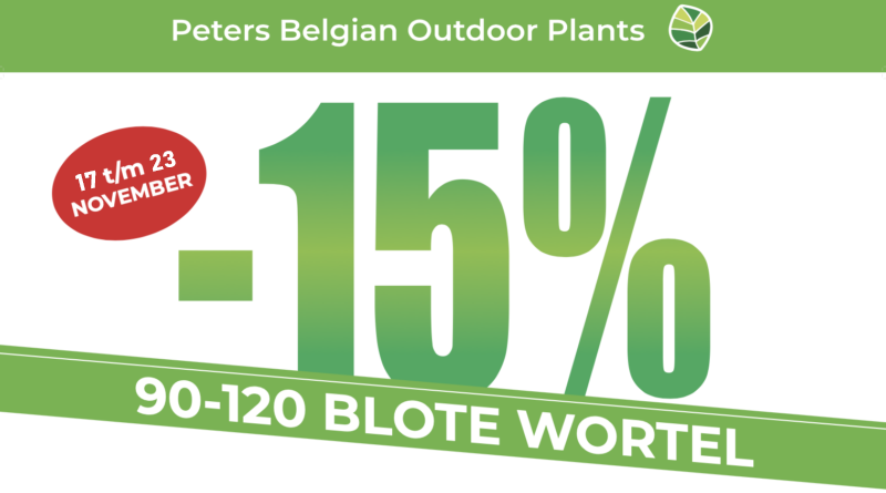 Ben je op zoek naar kwaliteitsvolle haagplanten voor je tuinprojecten? Dan is dit het perfecte moment om in te slaan! Van maandag 17 tot en met zondag 23 november biedt Peters Belgian Outdoor Plants maar liefst 15% korting op een selectie haagplanten met blote wortel.