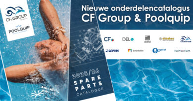CF Group Benelux en Poolquip presenteren hun nieuwe onderdelencatalogus 2025-2026: een uitgebreid naslagwerk voor zwembadbouwers, tuinaannemers, installateurs en onderhoudsbedrijven.